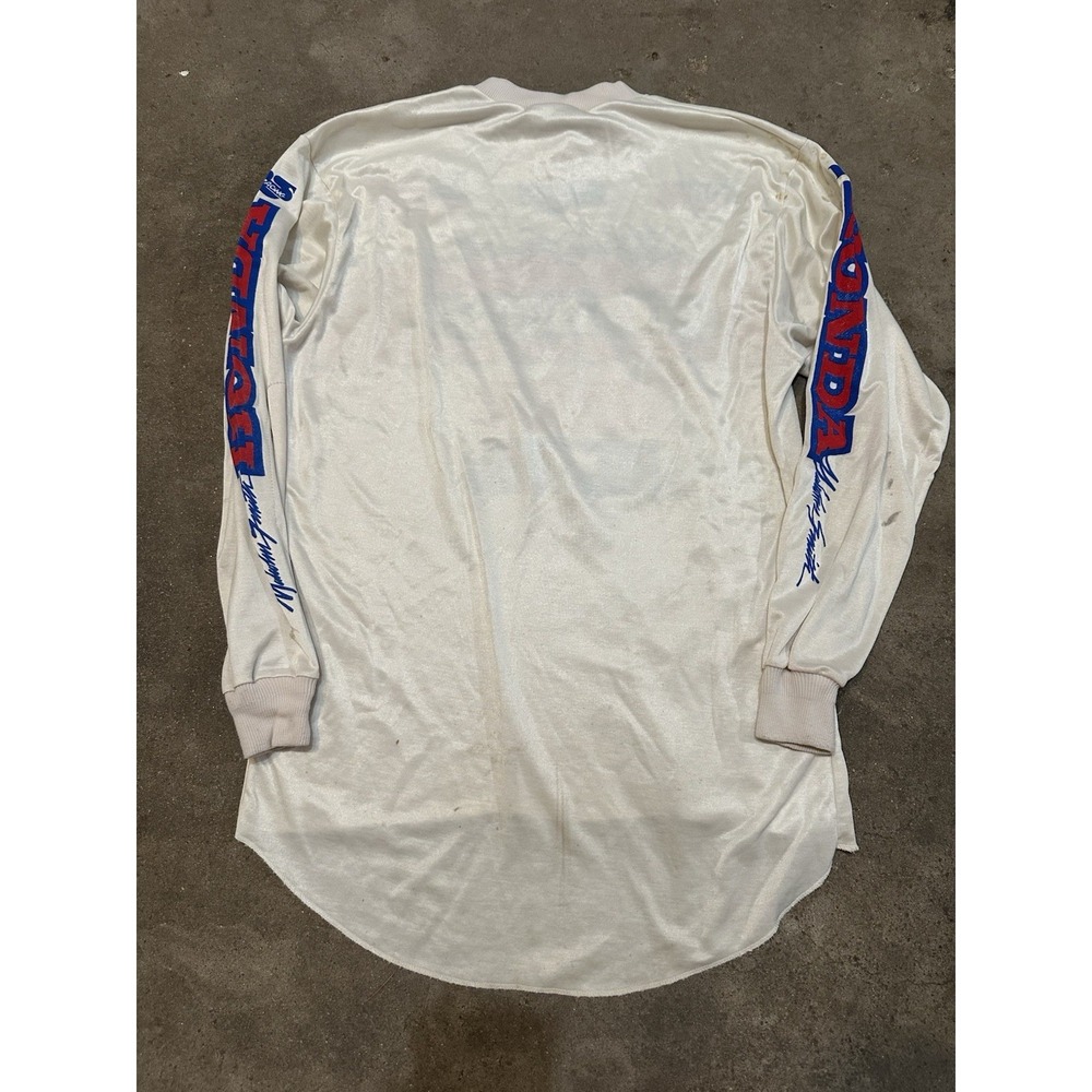 VTG 80s Honda Malcolm‎ Smith MSR Motocross Racing Team Jersey Shirt L USA - Picture 9 of 9